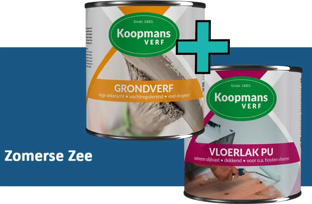 Koopmans Grondverf en Vloerlak PU zijdeglans