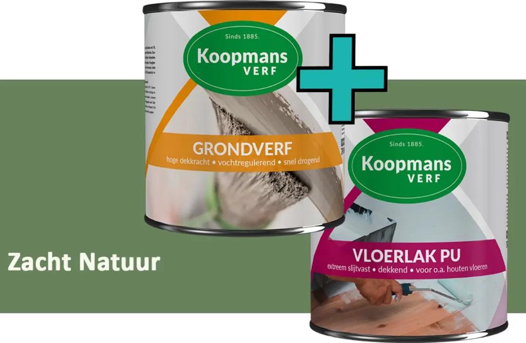 Koopmans Grondverf en Vloerlak PU zijdeglans