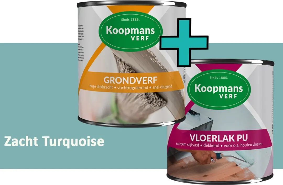 Koopmans Grondverf en Vloerlak PU zijdeglans