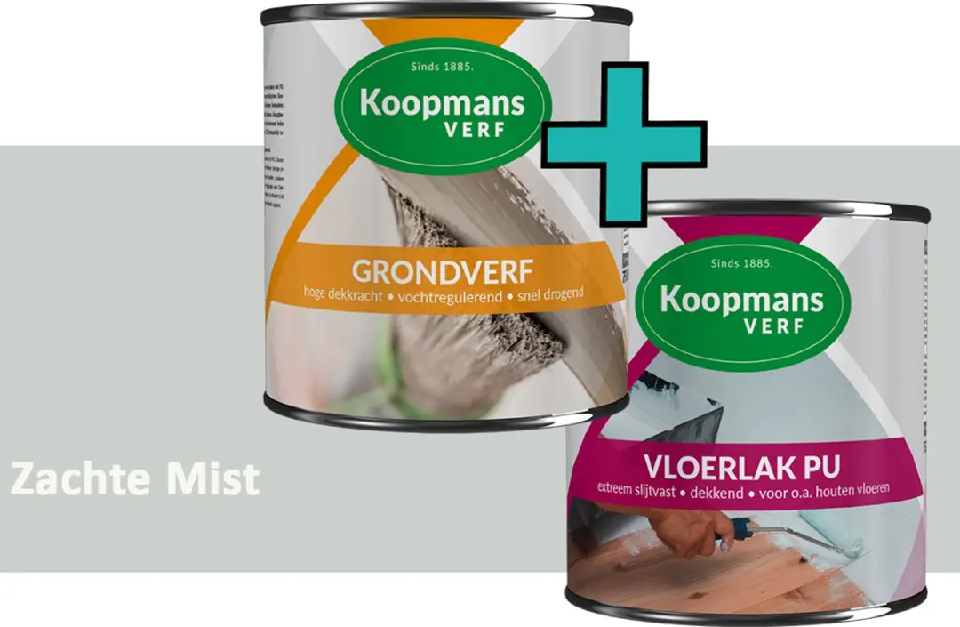 Koopmans Grondverf en Vloerlak PU zijdeglans