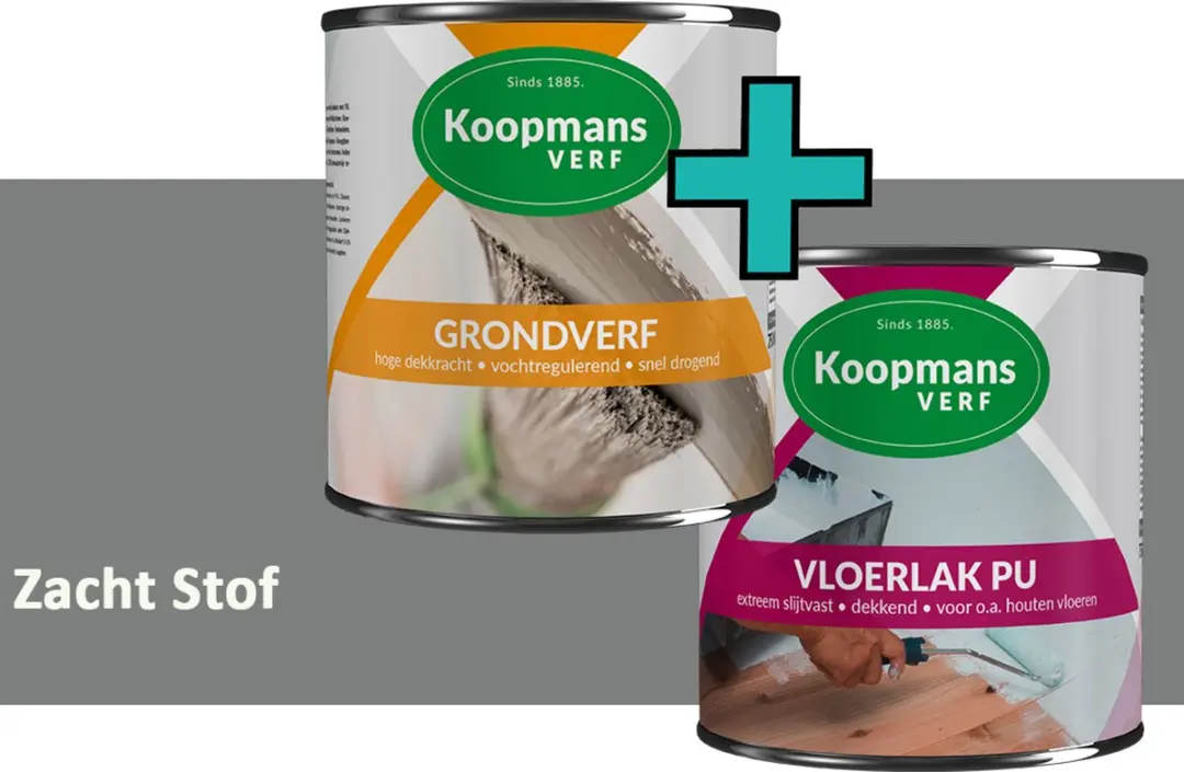 Koopmans Grondverf en Vloerlak PU zijdeglans