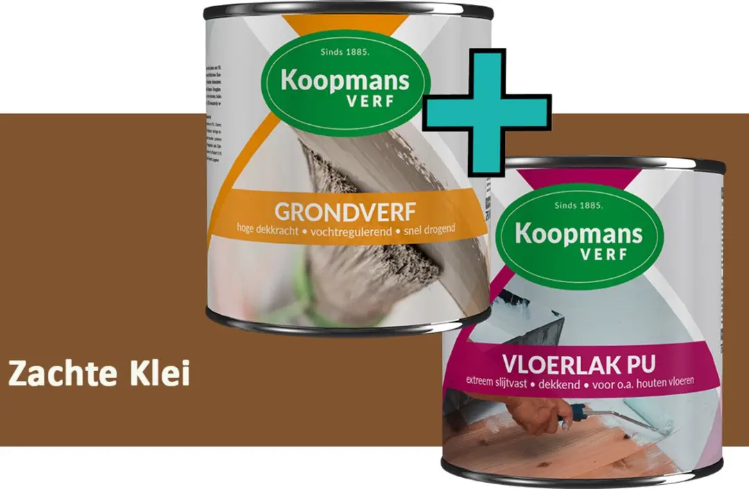 Koopmans Grondverf en Vloerlak PU zijdeglans
