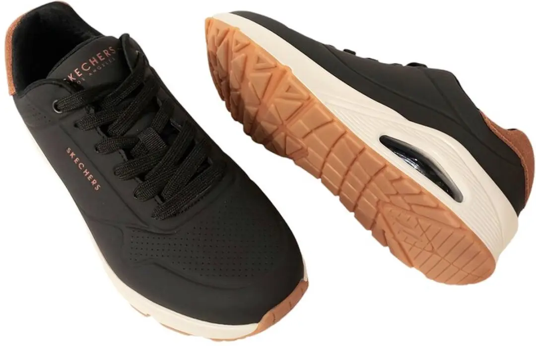 Skechers Sneaker 183004 BLK UNO Suited On Air Zwart