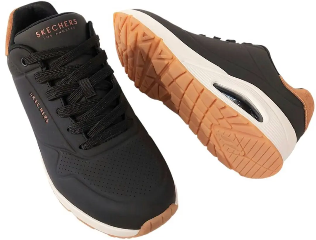 Skechers Sneaker 183004 BLK UNO Suited On Air Zwart