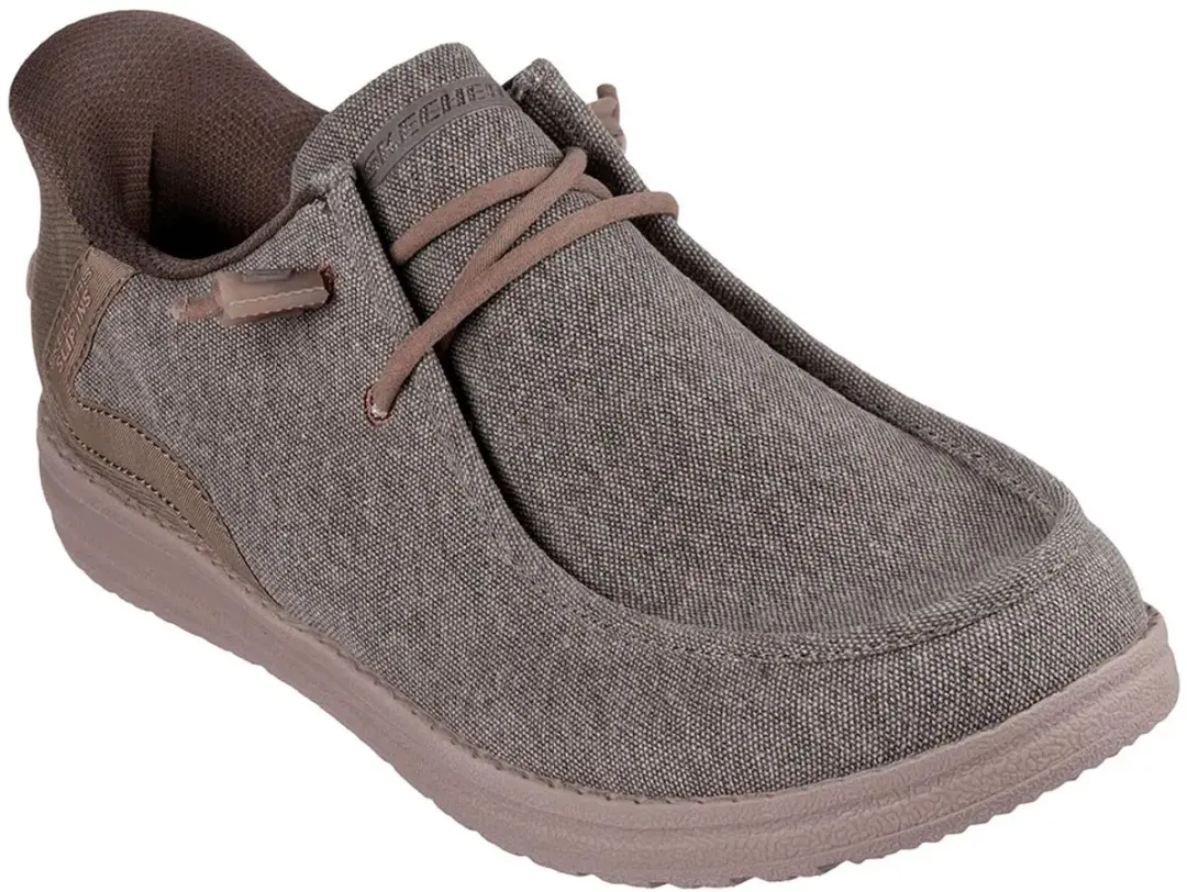 Skechers Hands Free Slip-Ins Melson heren instapschoen - Taupe - Maat 45