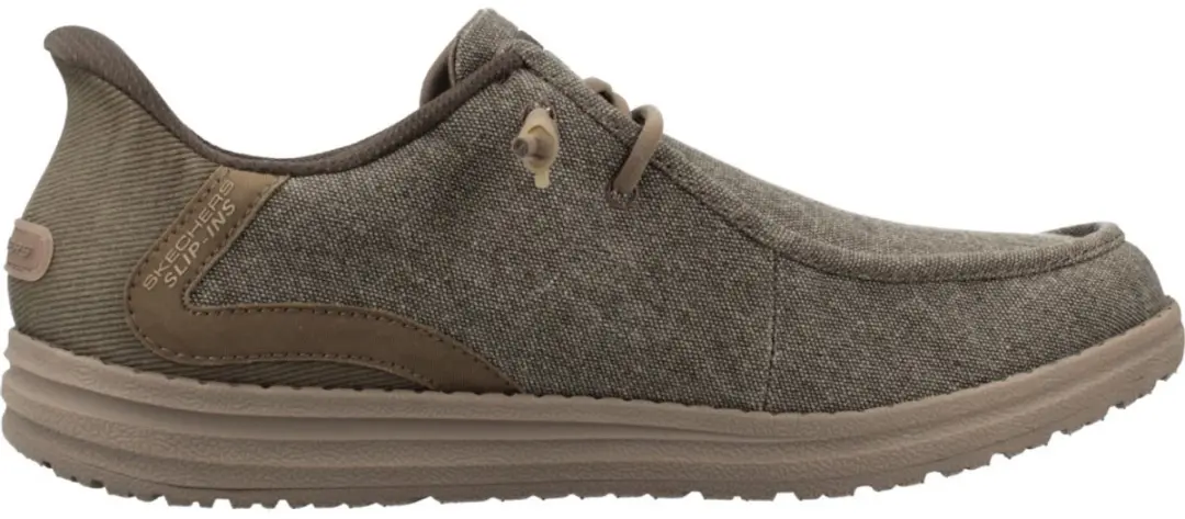 Skechers Hands Free Slip-Ins Melson heren instapschoen - Taupe - Maat 45