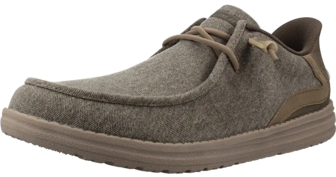 Skechers Hands Free Slip-Ins Melson heren instapschoen - Taupe - Maat 45