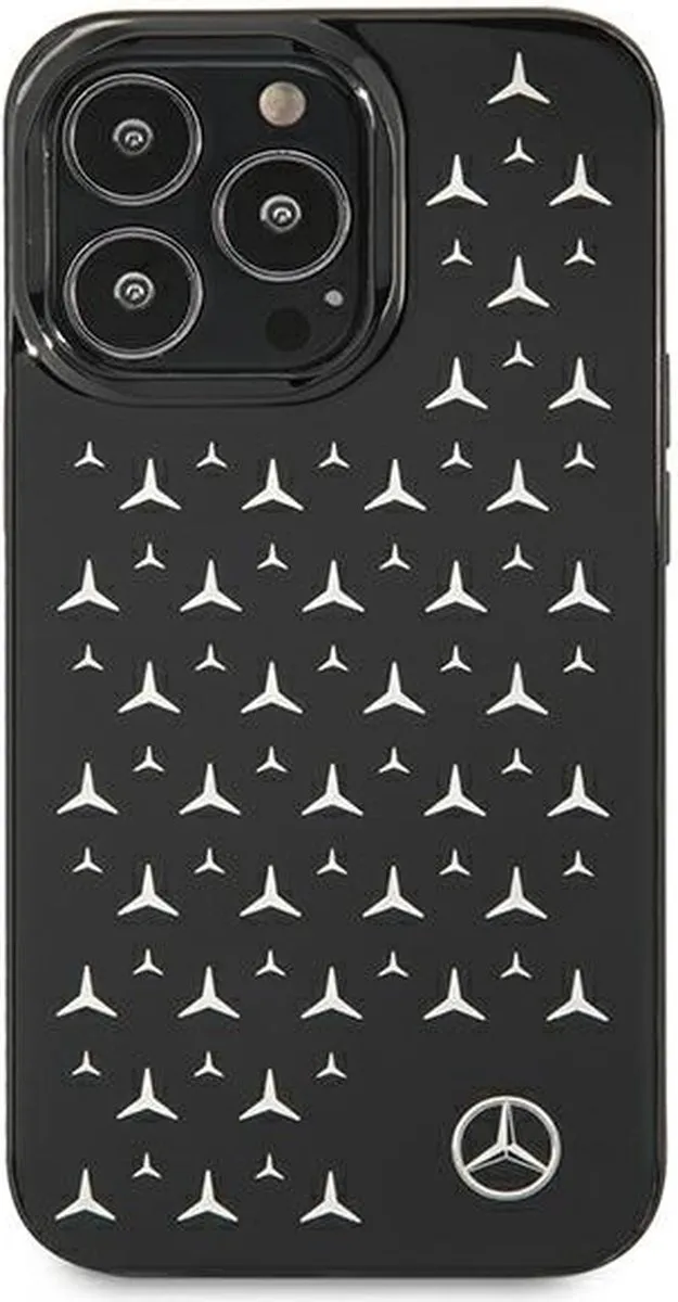 Mercedes-Benz iPhone 13 Pro Backcase - Effen Zwart - afbeelding 3 van 6