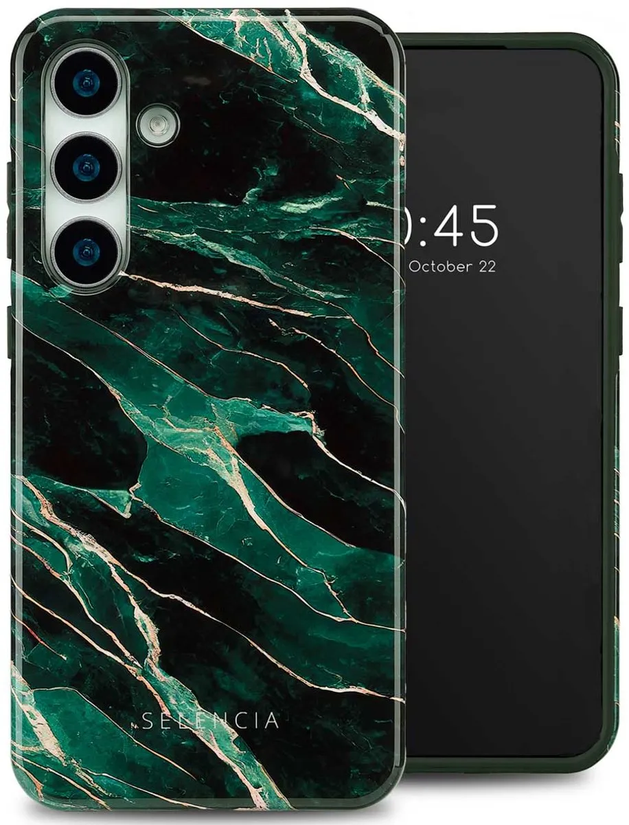 Selencia Hoesje Samsung Galaxy S25 Plus Chic Marble Quartz