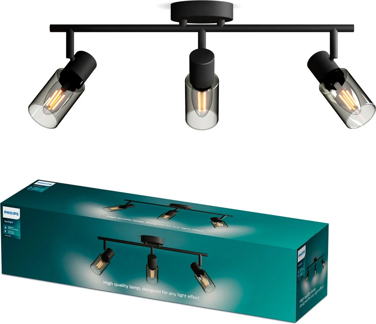 Philips Palms Spot Plafondspot 4x25W