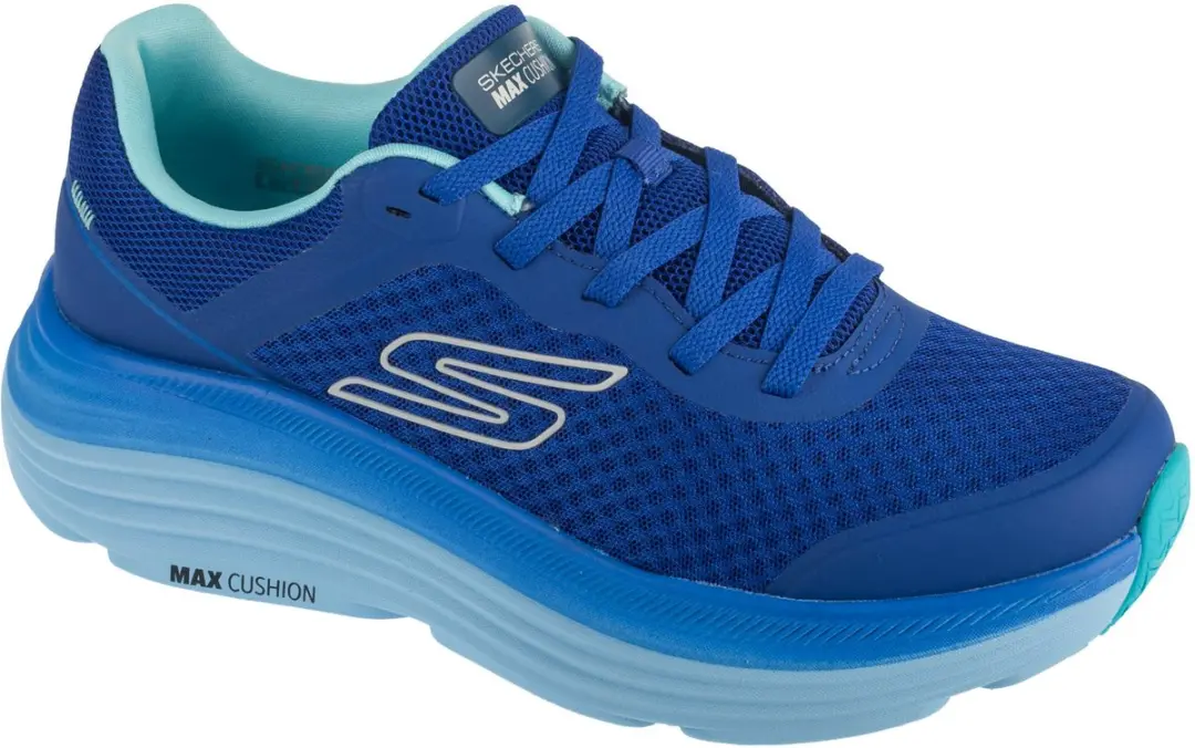 Skechers Max Cushioning Endeavor, Mannen, Blauw, Hardloopschoenen, maat: 43,5