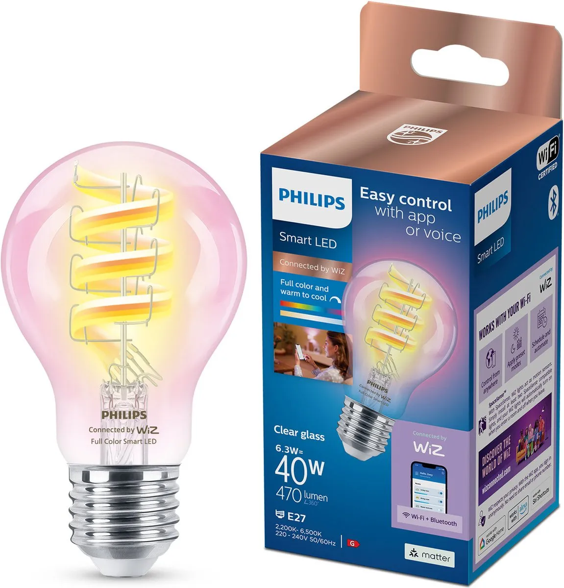 Philips Filament A60 E27 40W
