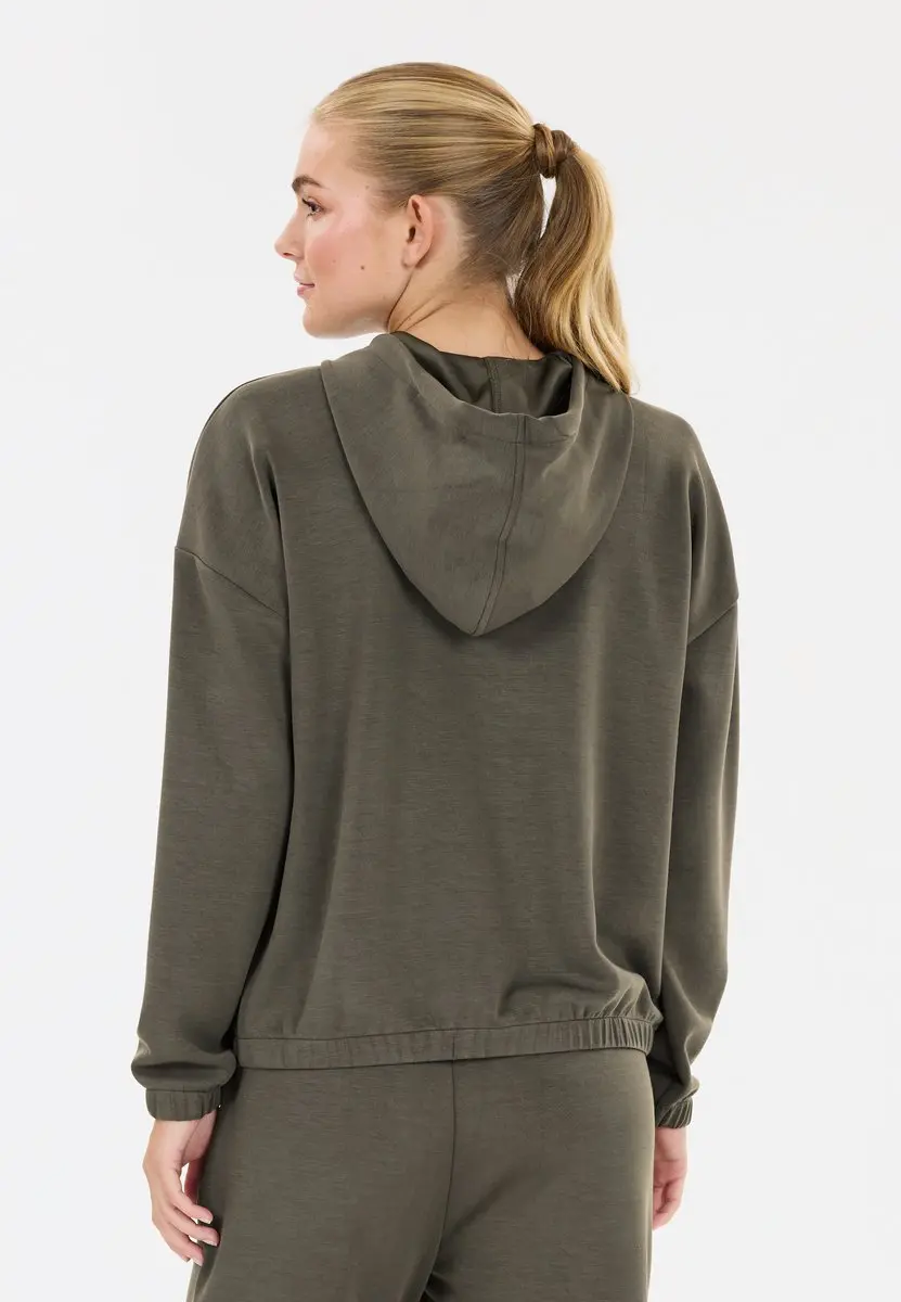 Athlecia NAMIER W Kapuzensweatshirt EA211395 - 44 - Groen-Olijf