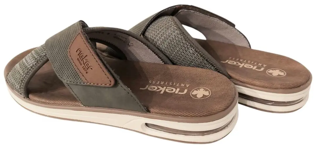 Rieker 351220 Badslipper - Maat 43 - Groen