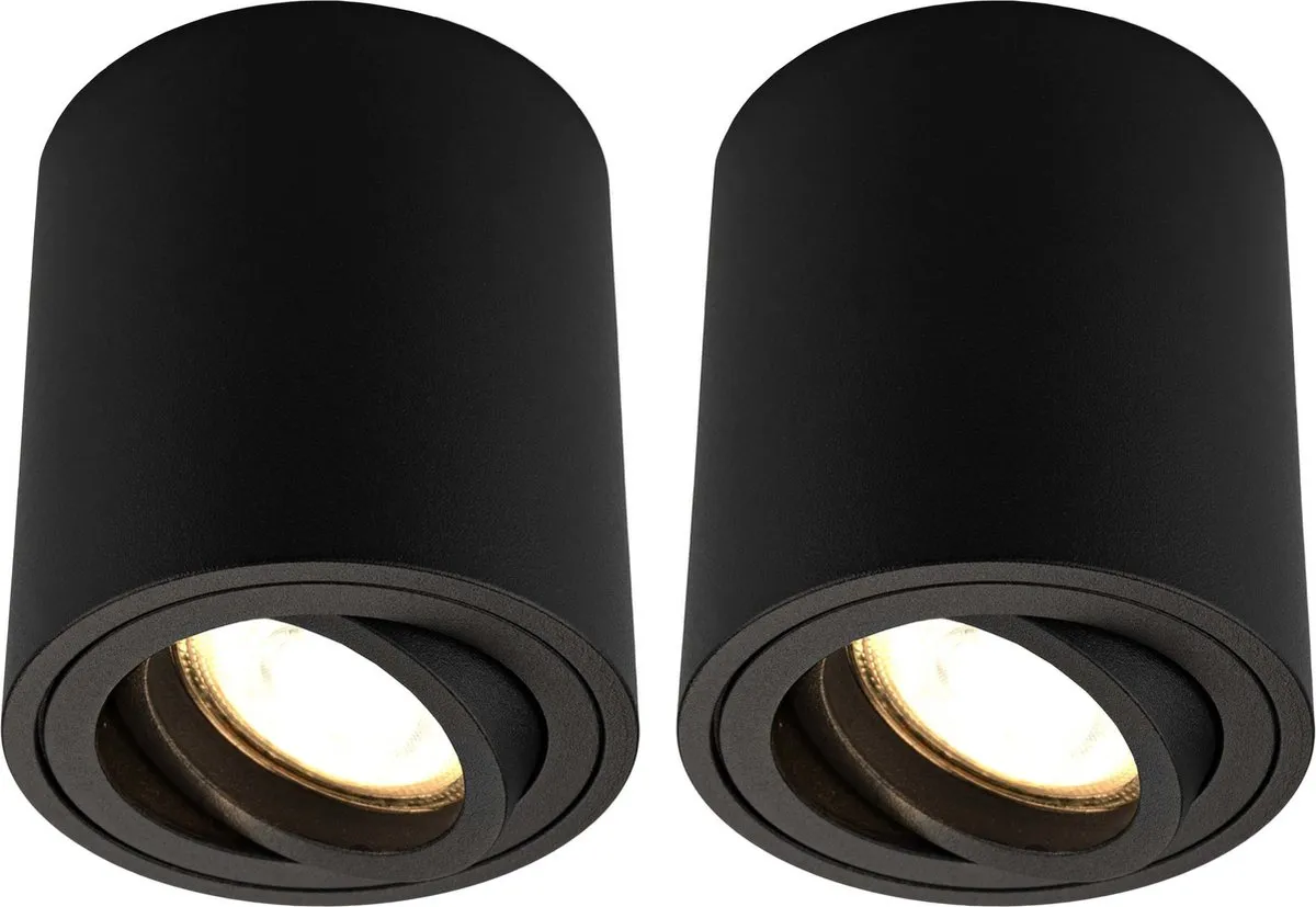 LEDVION 2X LED Opbouwspots 5W 2700K - 8 Stuks