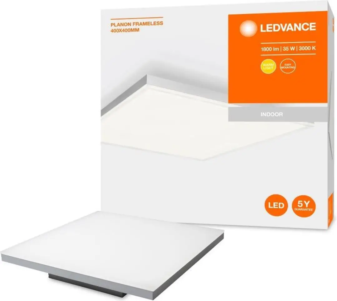 Paneelarmatuur LED: voor plafond, PLANON™ Frameless / 35 W, 220…240 V, uitst