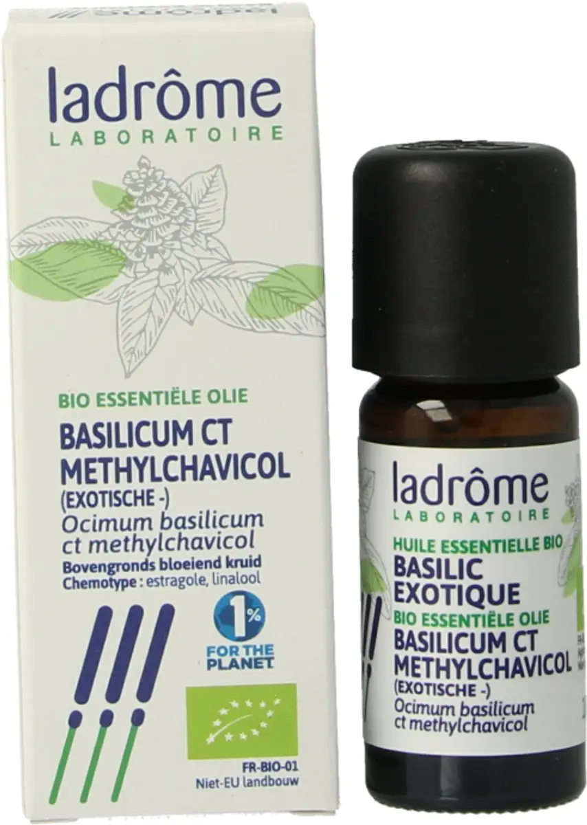 Ladrôme Basilicum Exotisch Etherische Olie Bio 10ml