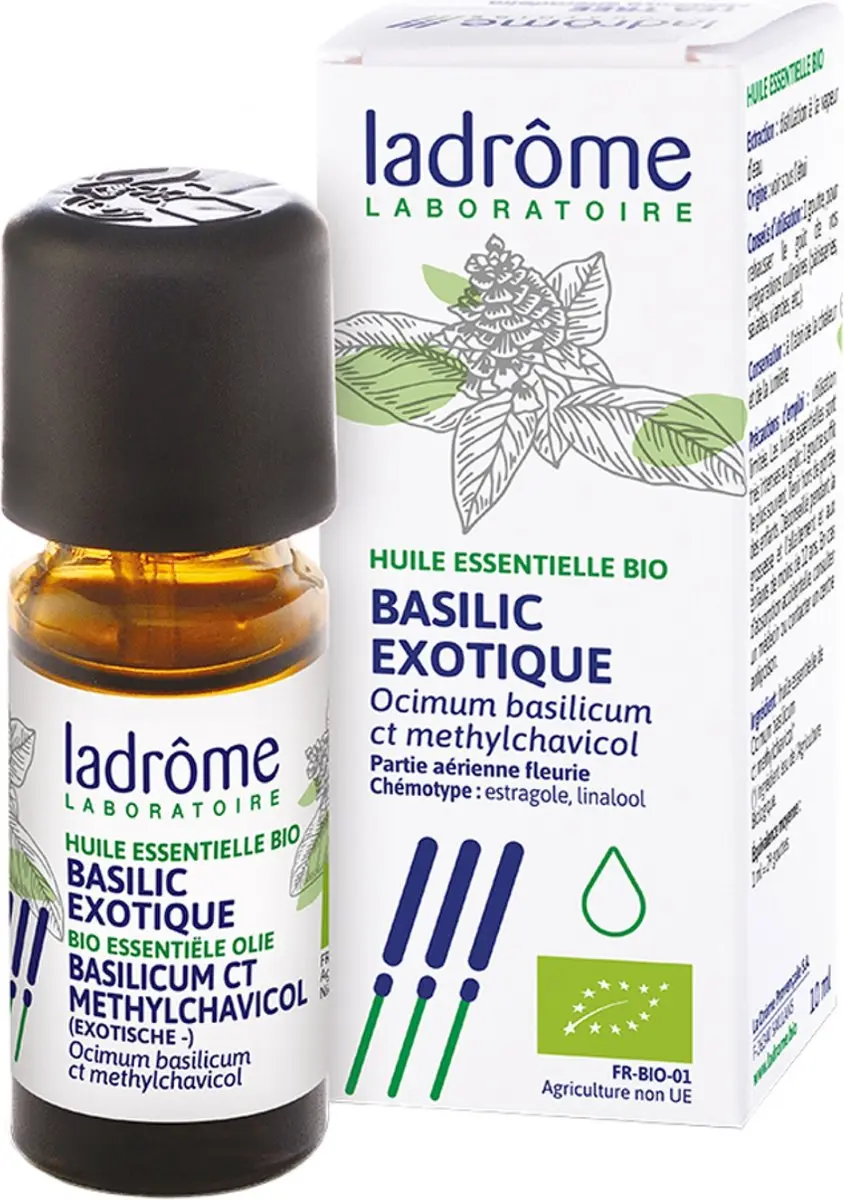 Ladrôme Basilicum Exotisch Etherische Olie Bio 10ml