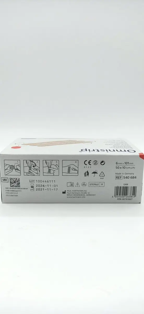 Hartmann Omnistrip Wondhechtstrips 6x101mm - 500 Stuks