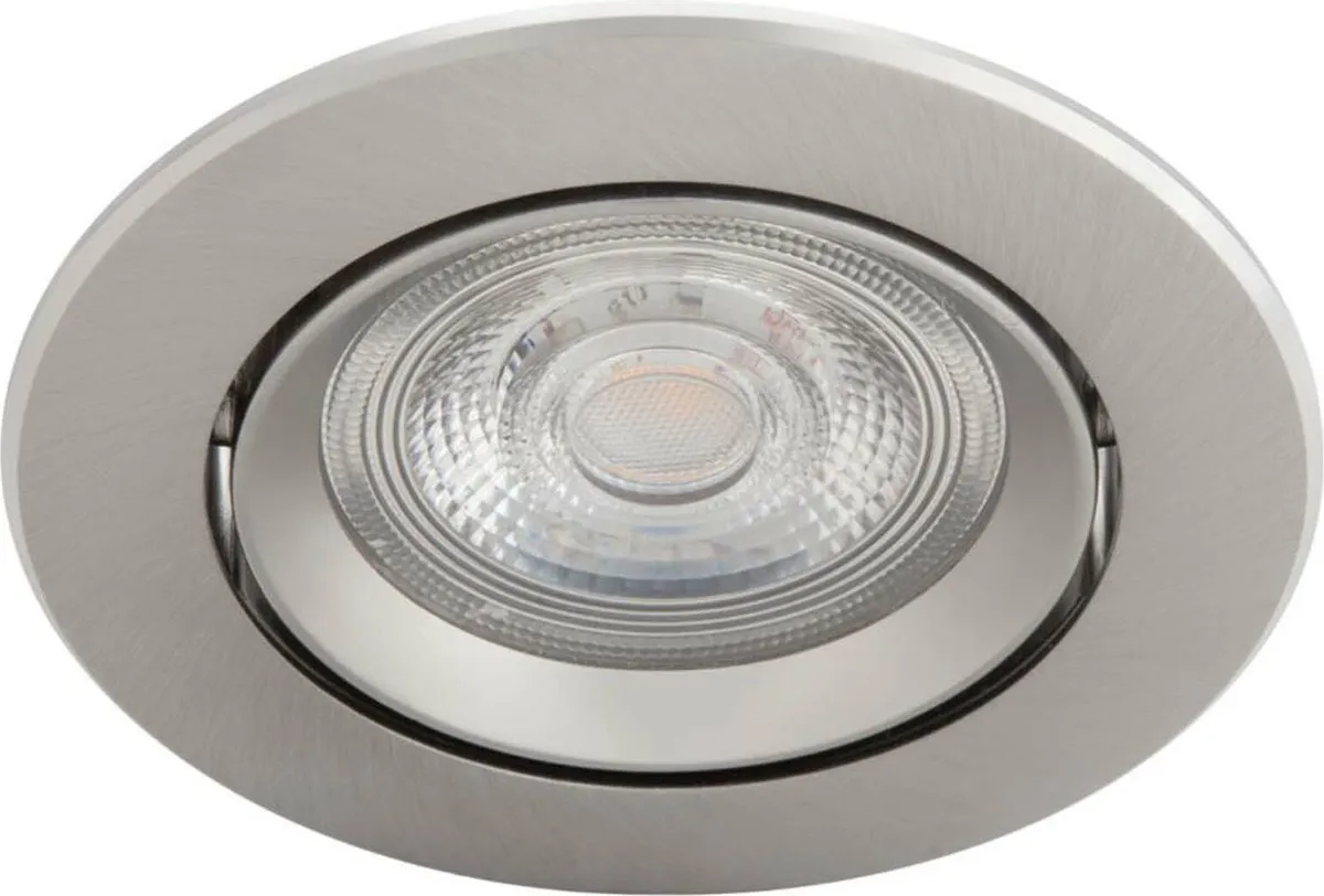 Philips Sparkle Inbouwspot 3-lichts - 8,5cm - Nikkel