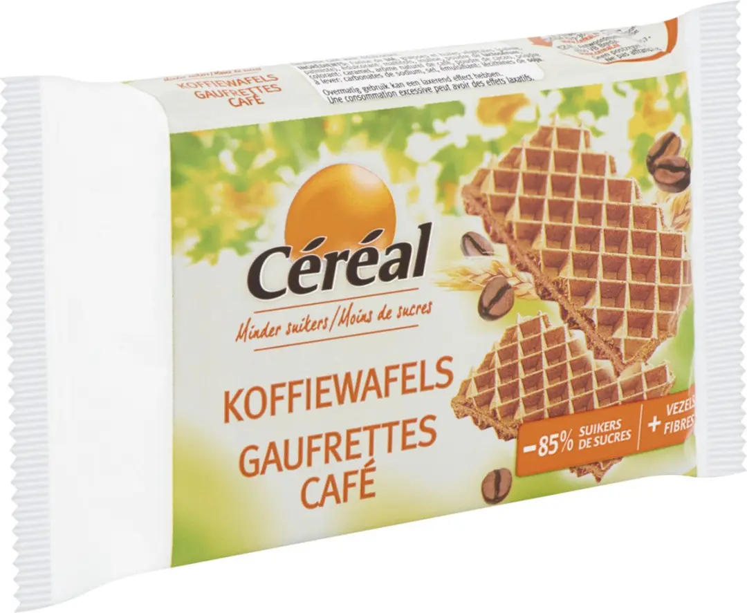 Cereal Koffiewafels Minder Suiker 90g