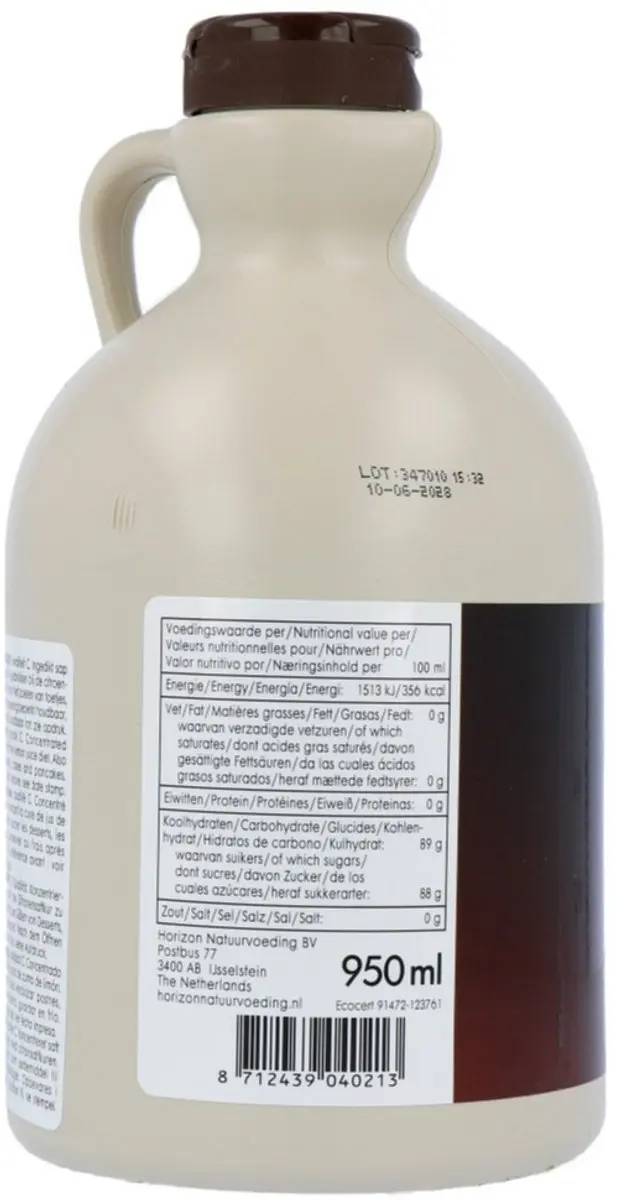 Horizon Ahornsiroop C-Graad Eko 950ml