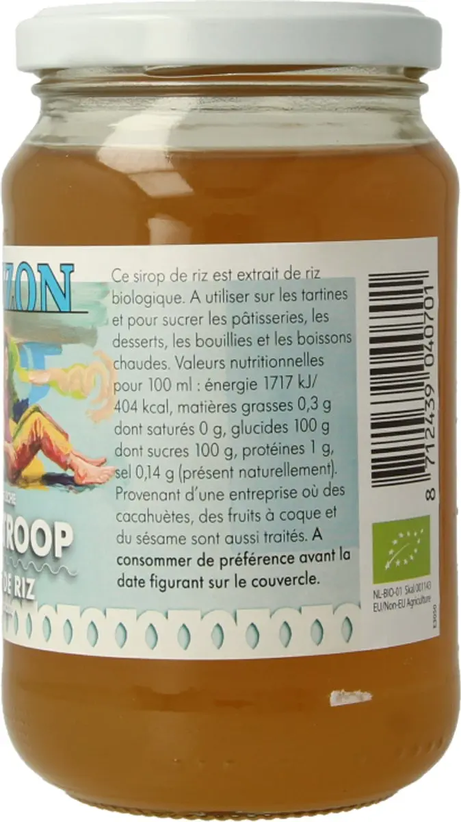 Horizon Rijststroop Bio 450g