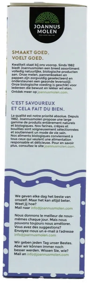 Joannusmolen Teff Pap Bio 300g