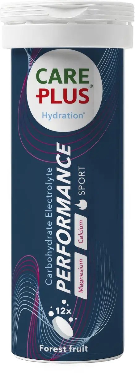 Care Plus Carbohydrate Electrolyte Bruistablet Forest Fruit
