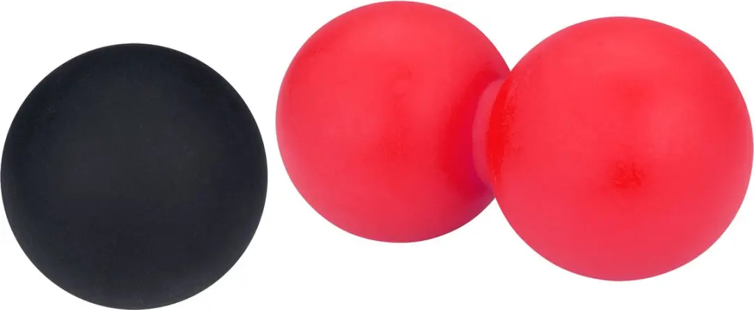 Avento Lacrosse/Massage Ballen Roze/Zwart
