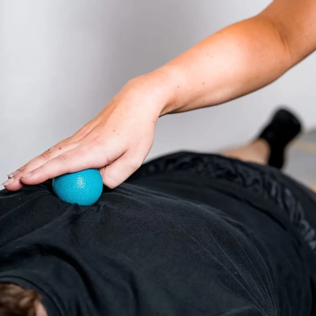 Avento Massageballen 5cm - Blauw/Grijs/Zwart - 3 Stuks