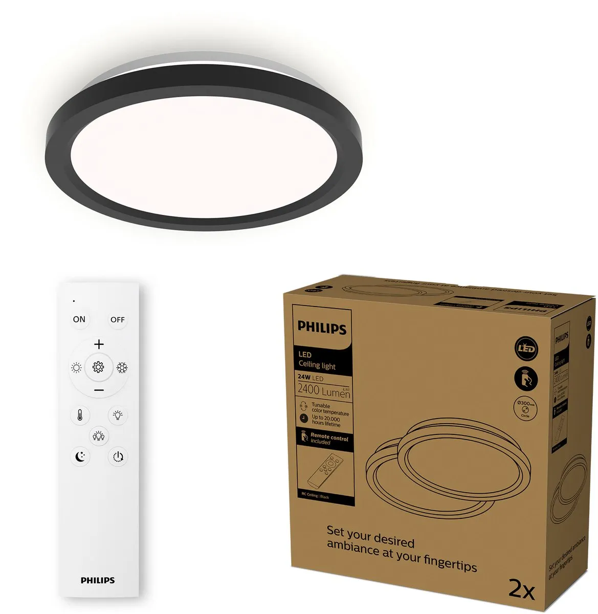 Philips LED All-In-One Plafondlamp 24W