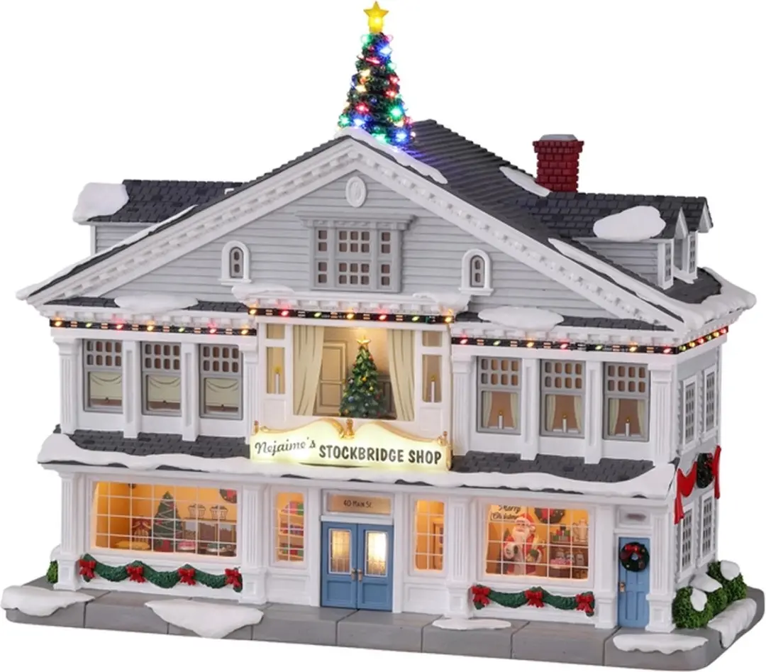 Lemax Rockwell Nejaime's Stockbridge Shop - Multi - afbeelding 3 van 3