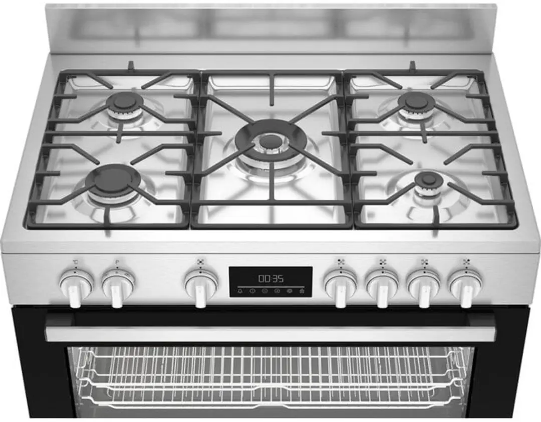 Beko BGM 11227 EXN Vrijstaand fornuis - 5 kookzones - Roestvrijstaal - afbeelding 4 van 6
