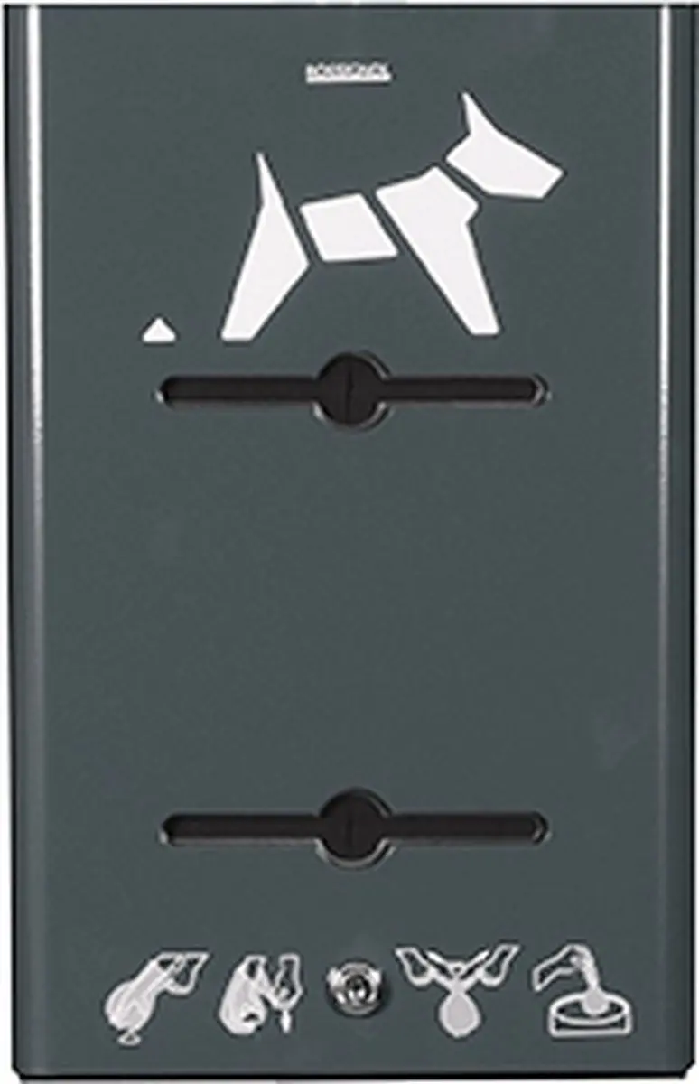 Wanddispenser Hygeca antraciet