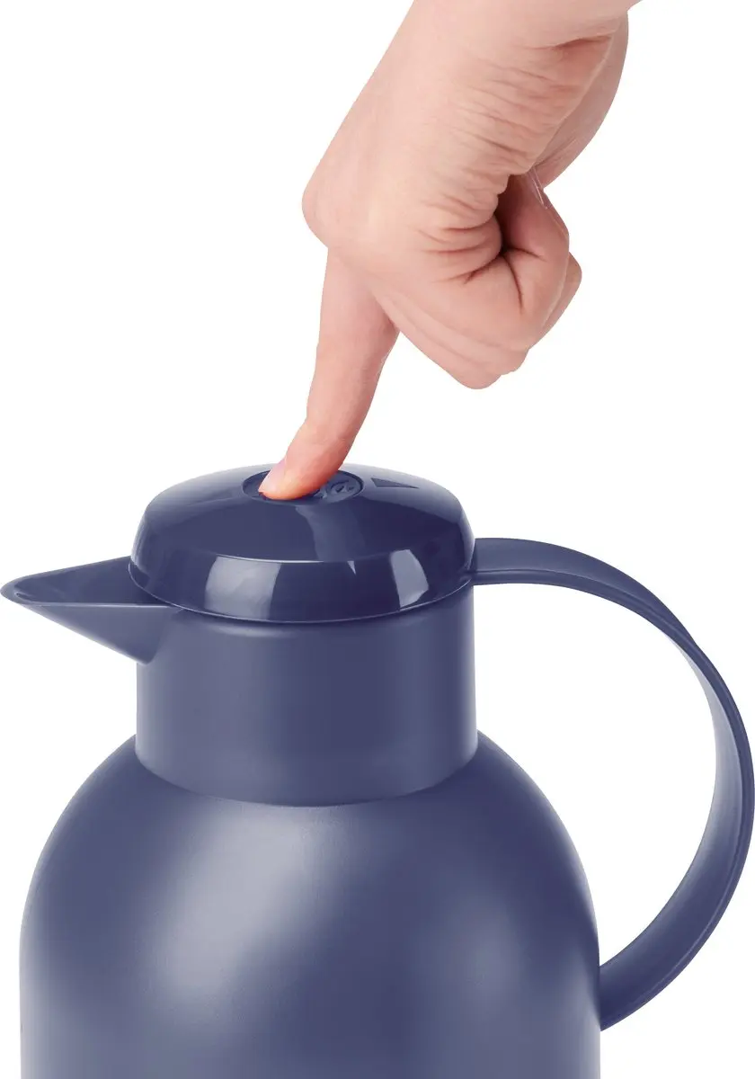 Emsa Samba Thermoskan 1,5L - Blauw/Grijs - afbeelding 6 van 6