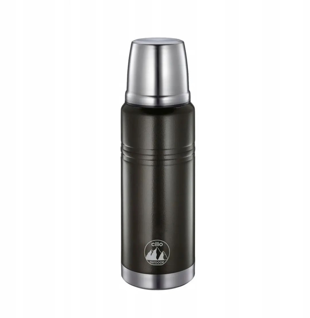 Cilio Thermoskan RVS 0,75L Zwart
