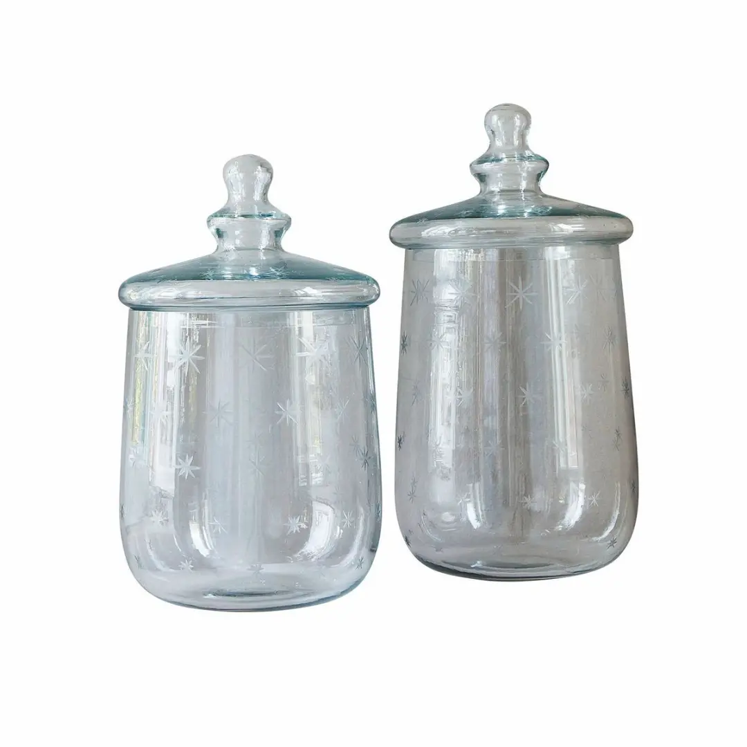 Loberon Glazen Pot Set Valerico