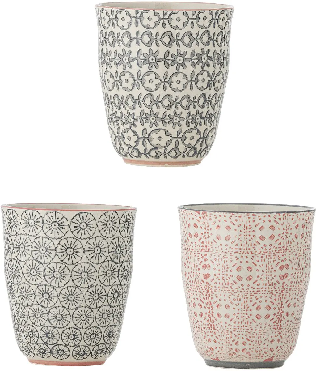 Bloomingville Cécile bekers met dessin