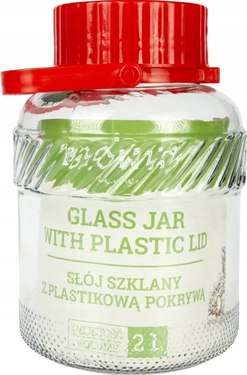 Browin Glazen Pot met Kunststof Deksel