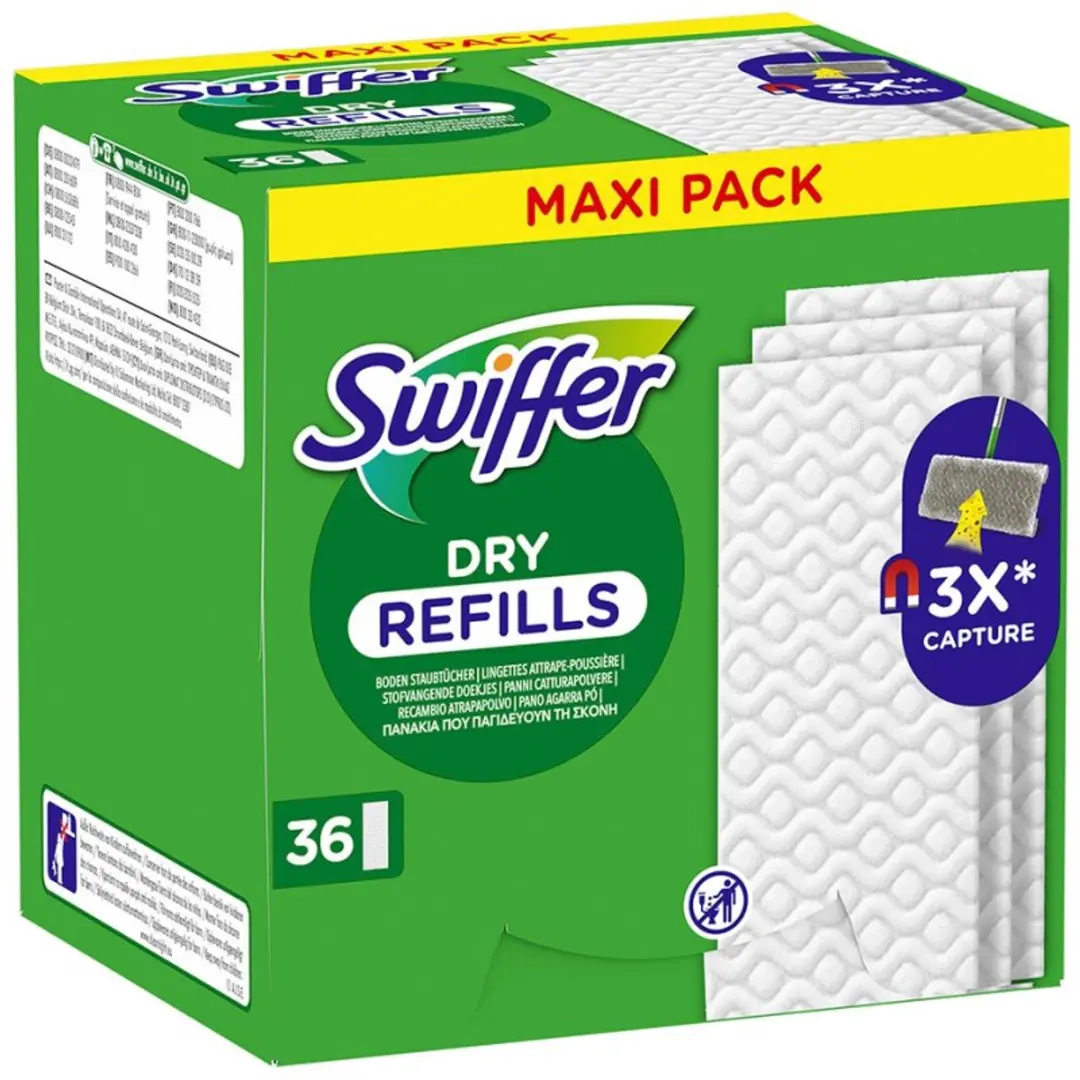Swiffer Droge Vloerdoekjes Navulpak 18 Stuks