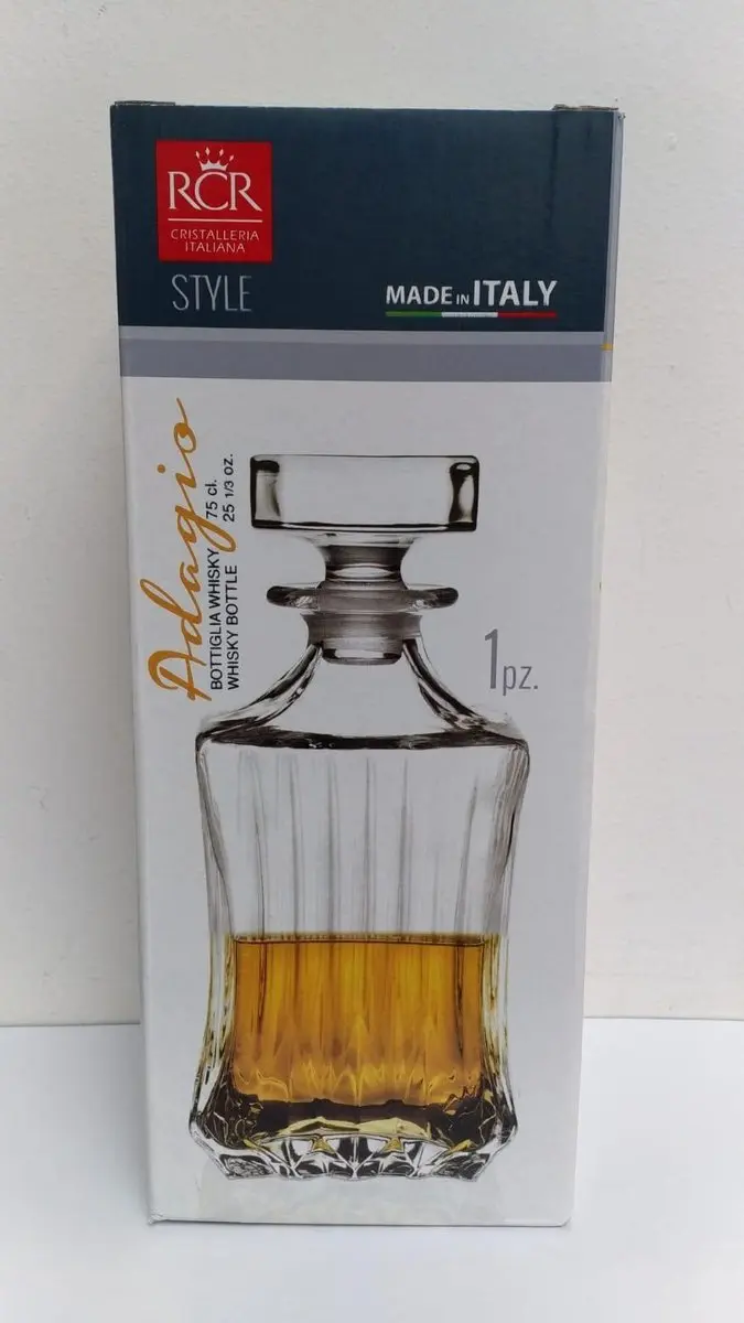 RCR Adagio Italiaanse Kristallen Karaf 1.3L - Transparant - afbeelding 2 van 6