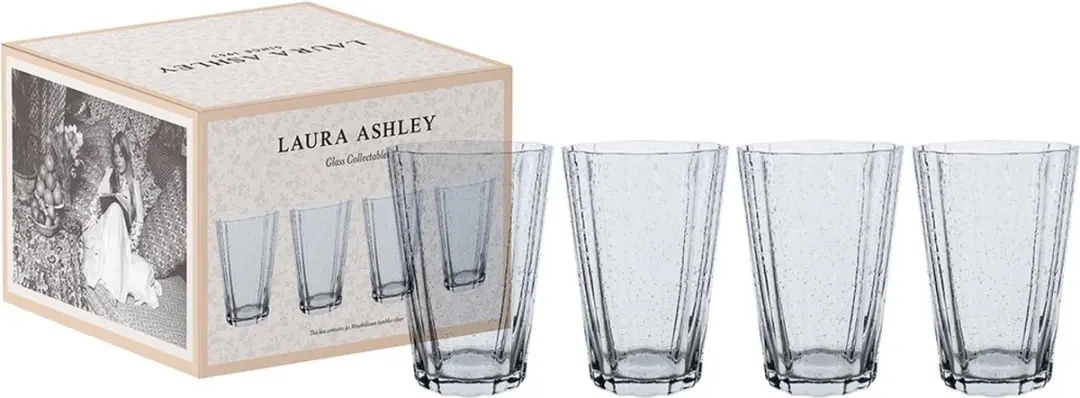 Laura Ashley Longdrinkglazen set van 4