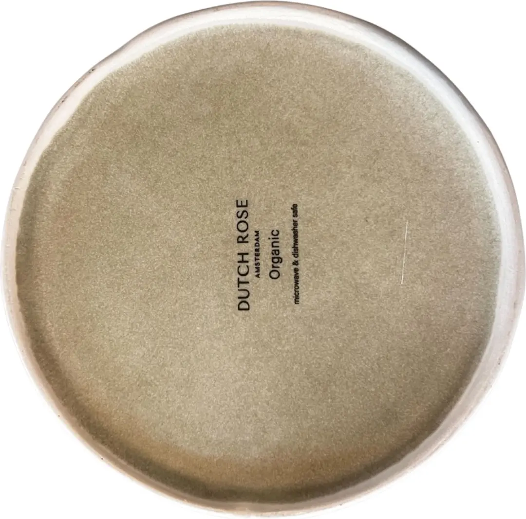 Dutch Rose Organic Kan 1.6L - Handgemaakt Stoneware - Creme