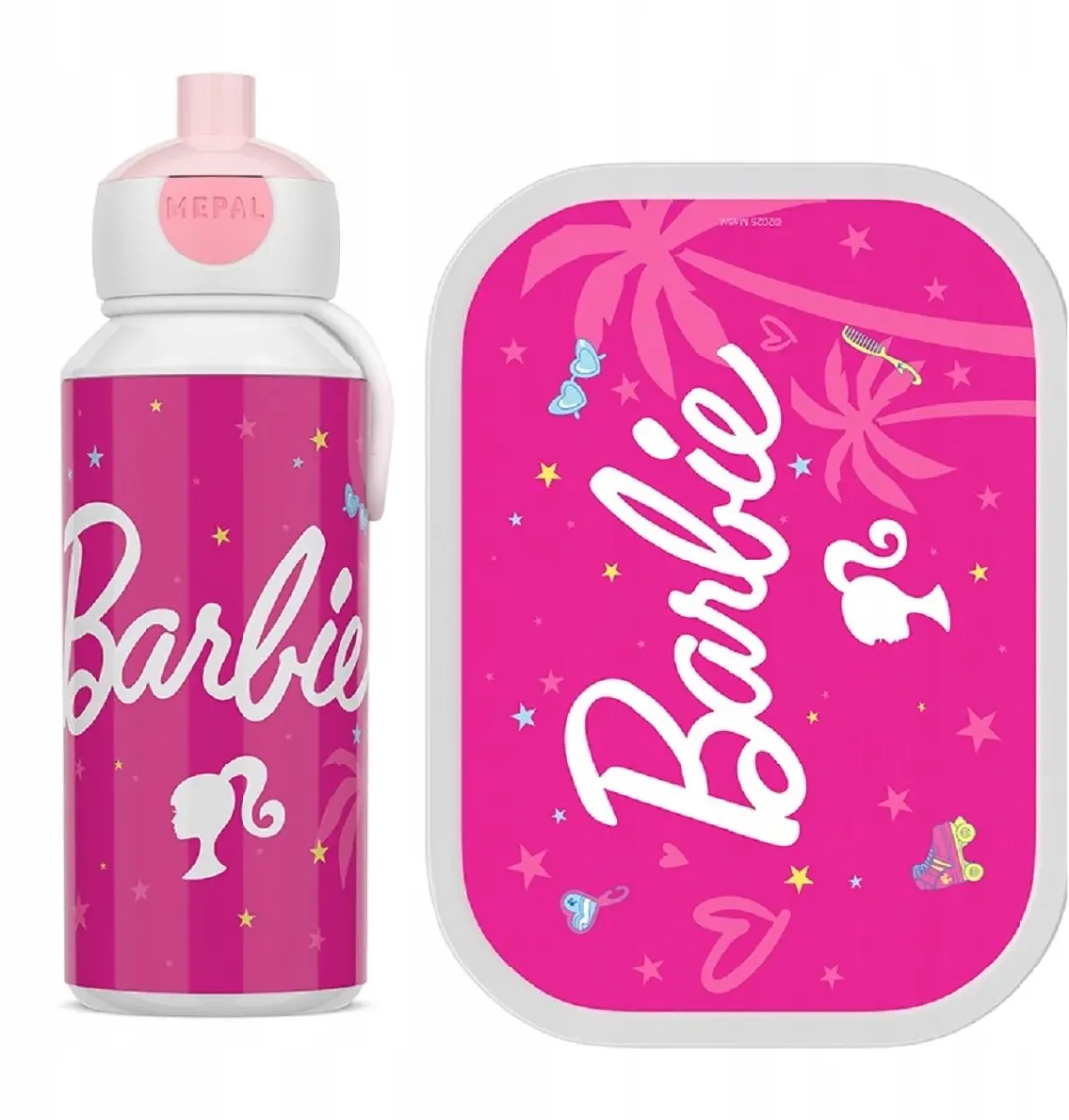 Mepal Barbie Lunchbox & Drinkflessenset