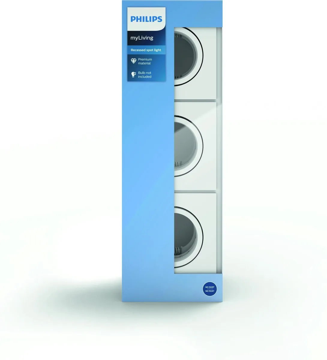 Philips Donegal Inbouwspot 3-lichts - Wit