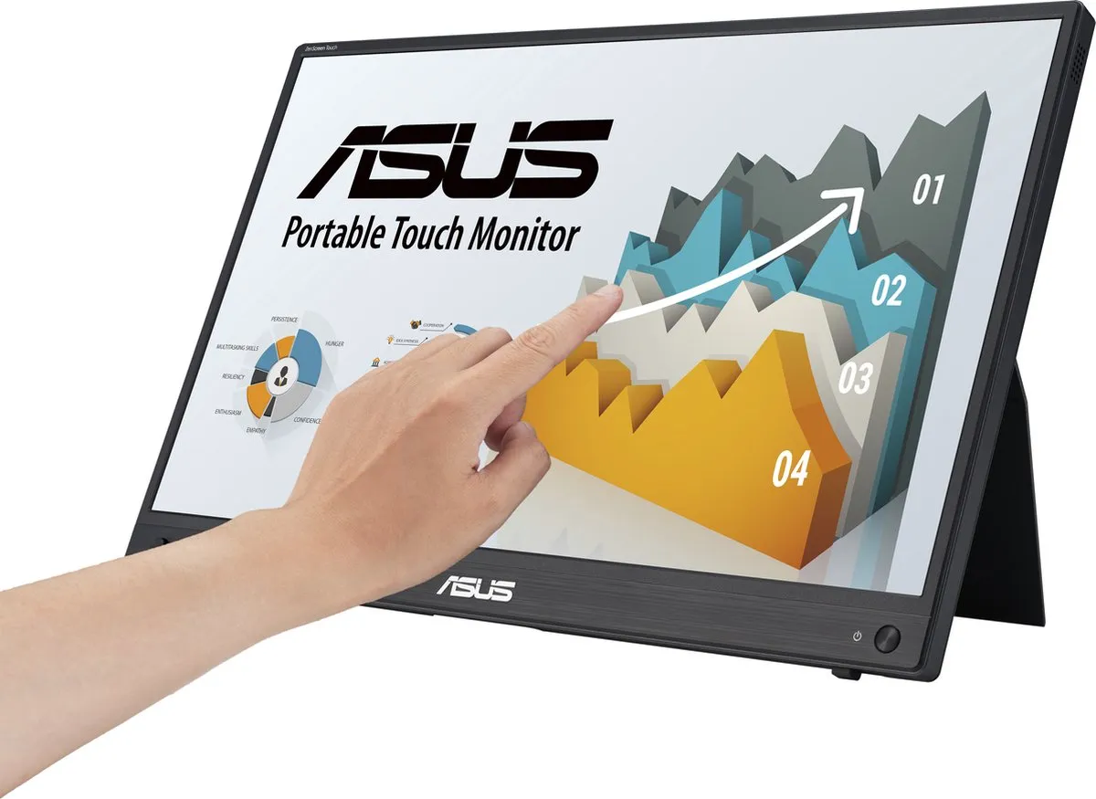 ASUS 90LM0890-B01170 Monitor 15,6" IPS - 10W USB-C - Zwart - afbeelding 6 van 6