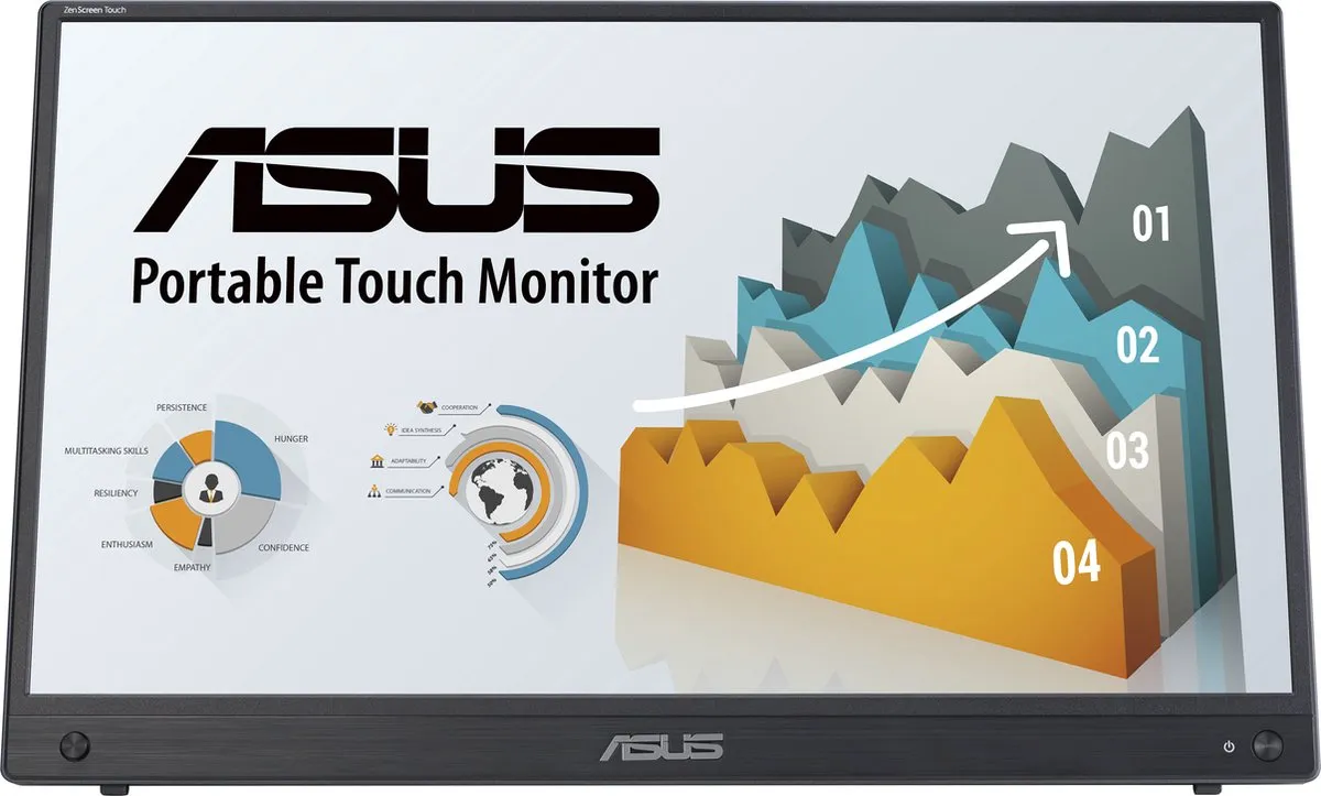 ASUS 90LM0890-B01170 Monitor 15,6" IPS - 10W USB-C - Zwart