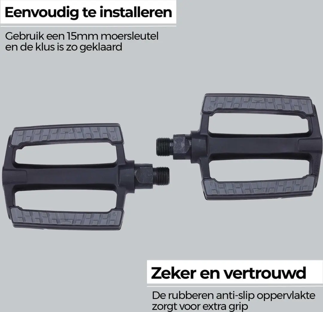 BBB SteadyRider Fietspedalen BPD-44 - Zwart