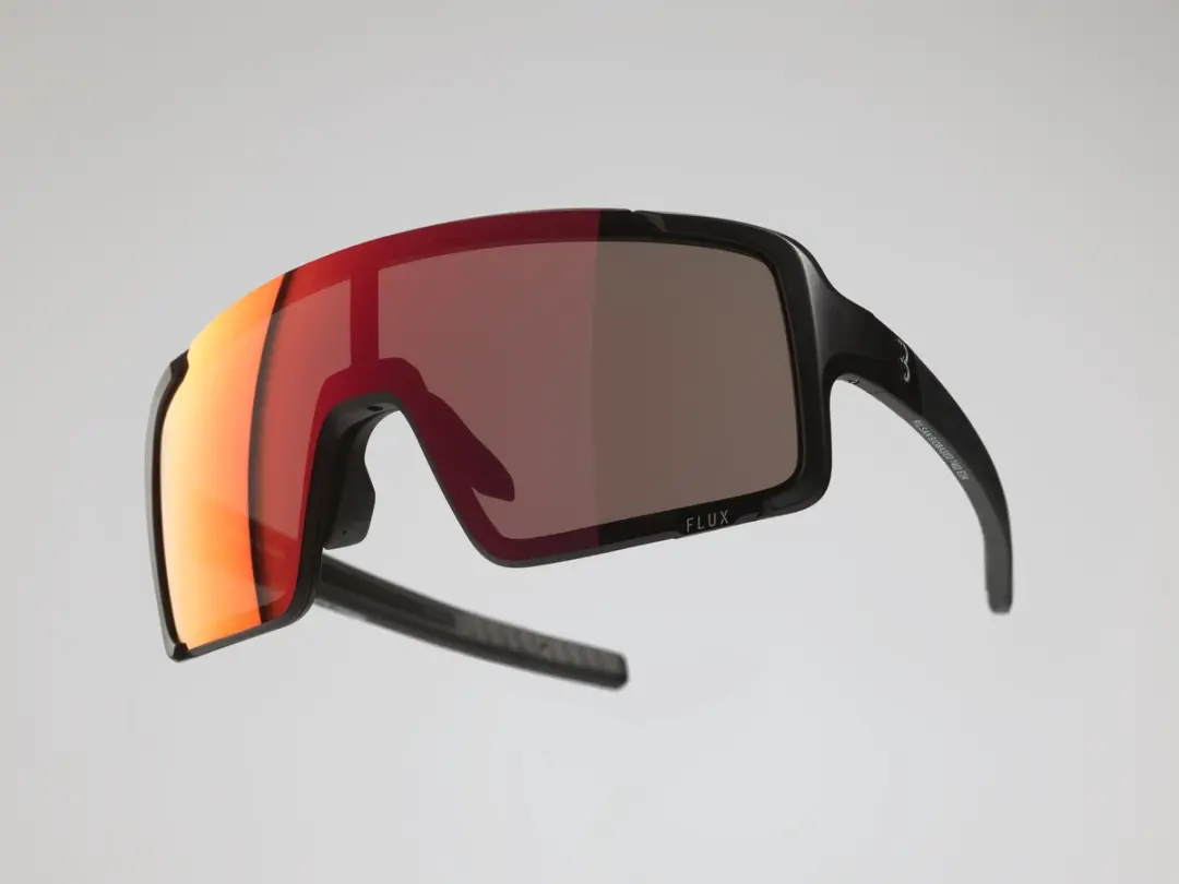 BBB Cycling Chester FLUX Fietsbril BSG-74 - Mat Zwart/Rood